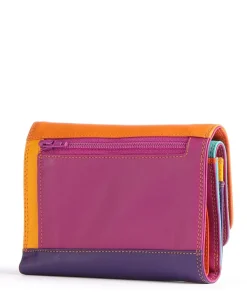Geldbörse Leder mehrfarbig