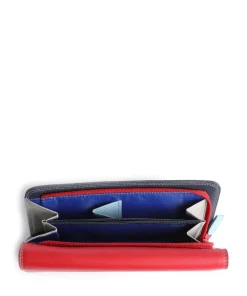 Geldbörse Leder rot