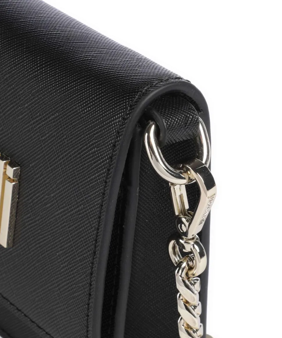 Geldbörse Lederimitat schwarz