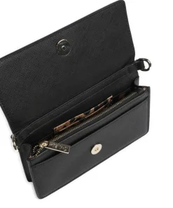 Geldbörse Lederimitat schwarz