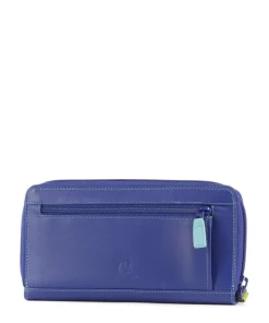 Geldbörse Rindsleder blau