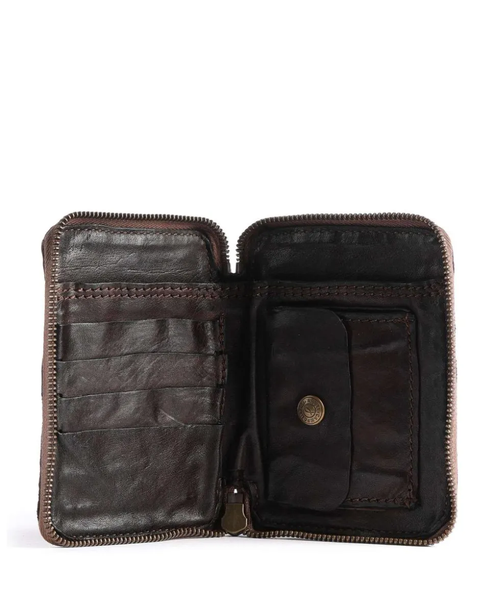 Geldbörse Rindsleder dunkelbraun