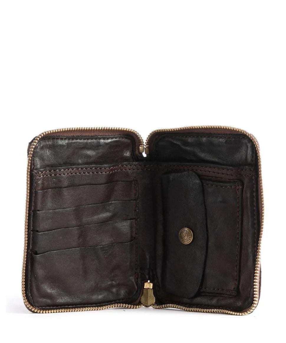 Geldbörse Rindsleder dunkelbraun