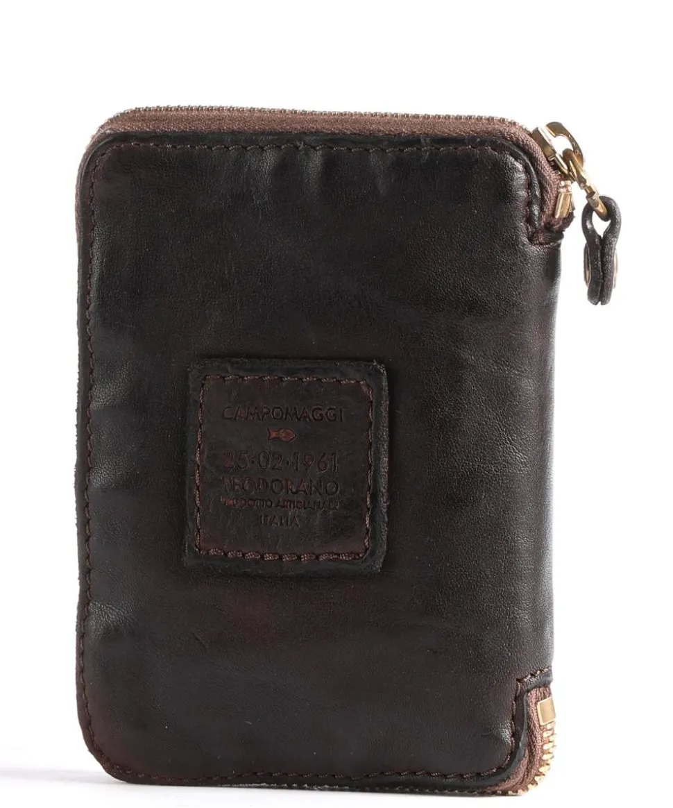 Geldbörse Rindsleder dunkelbraun