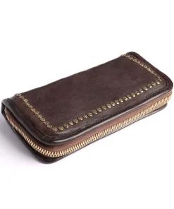 Geldbörse Rindsleder dunkelbraun