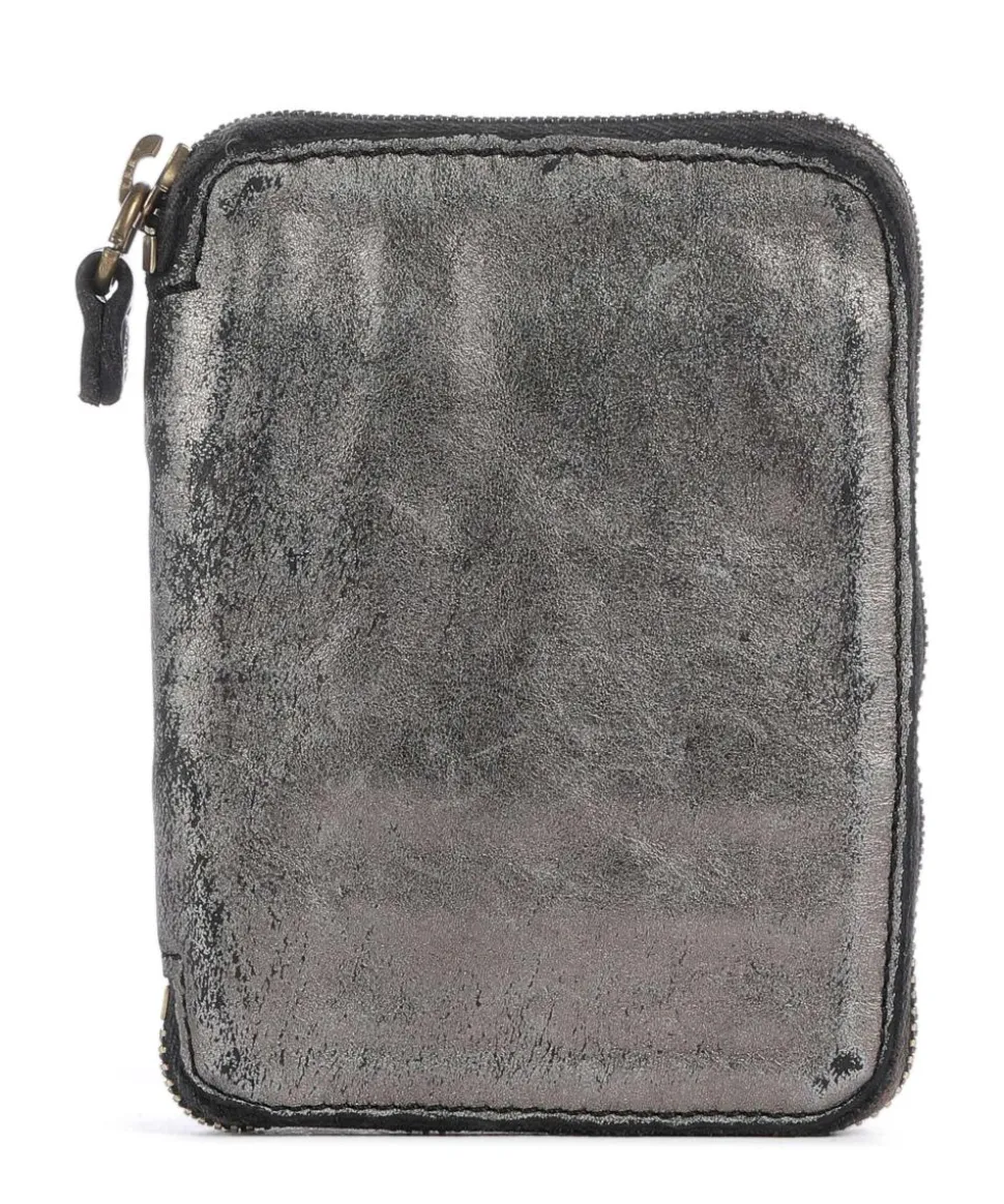Geldbörse Rindsleder dunkelgrau