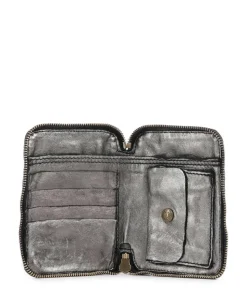 Geldbörse Rindsleder dunkelgrau