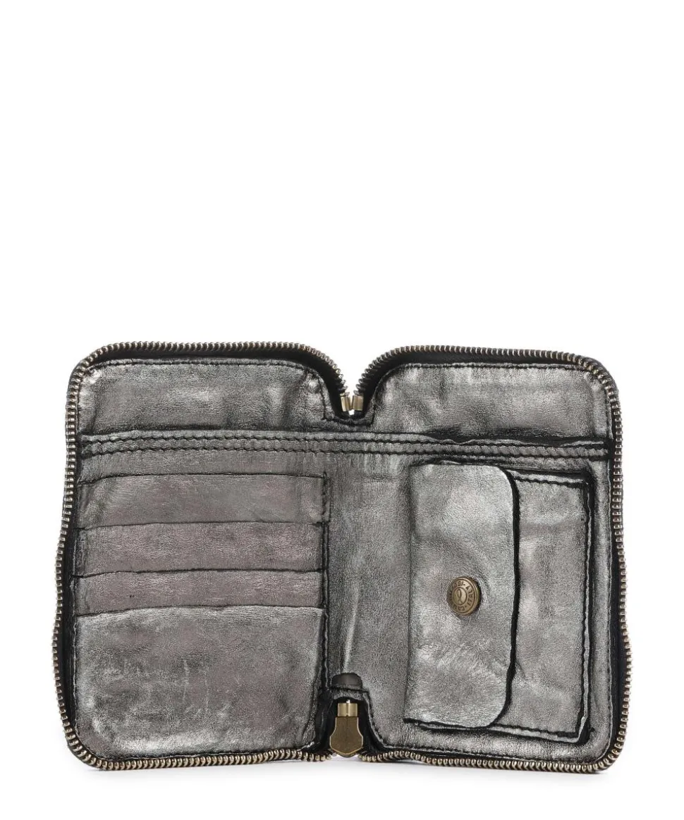 Geldbörse Rindsleder dunkelgrau