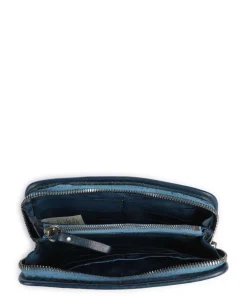 Geldbörse Rindsleder dunkelblau