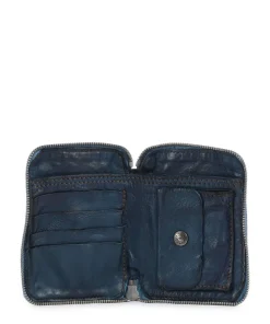 Geldbörse Rindsleder dunkelblau
