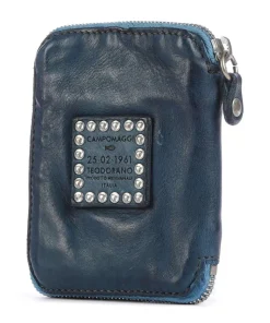 Geldbörse Rindsleder dunkelblau