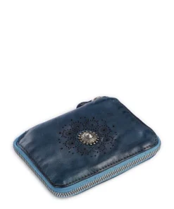 Geldbörse Rindsleder dunkelblau