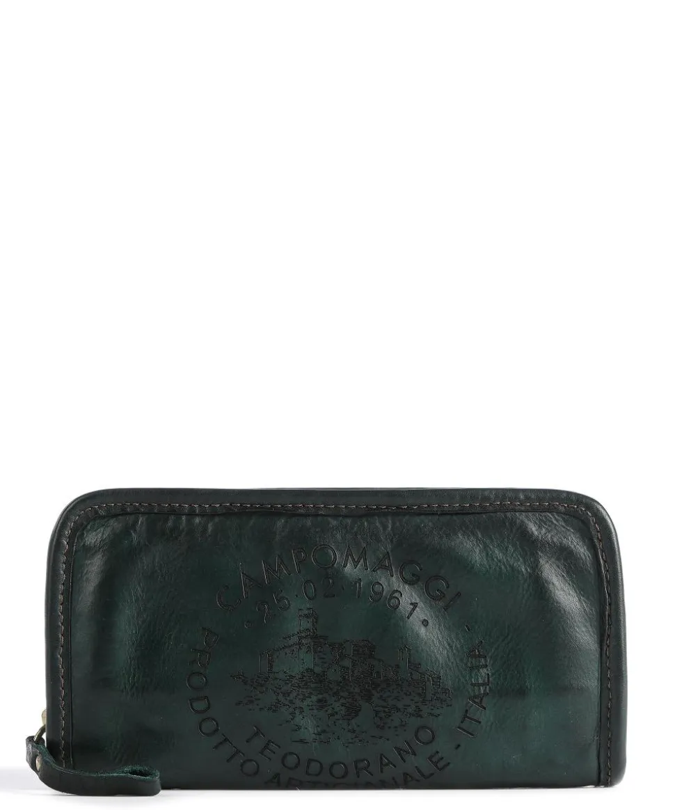 Geldbörse Rindsleder dunkelgrün