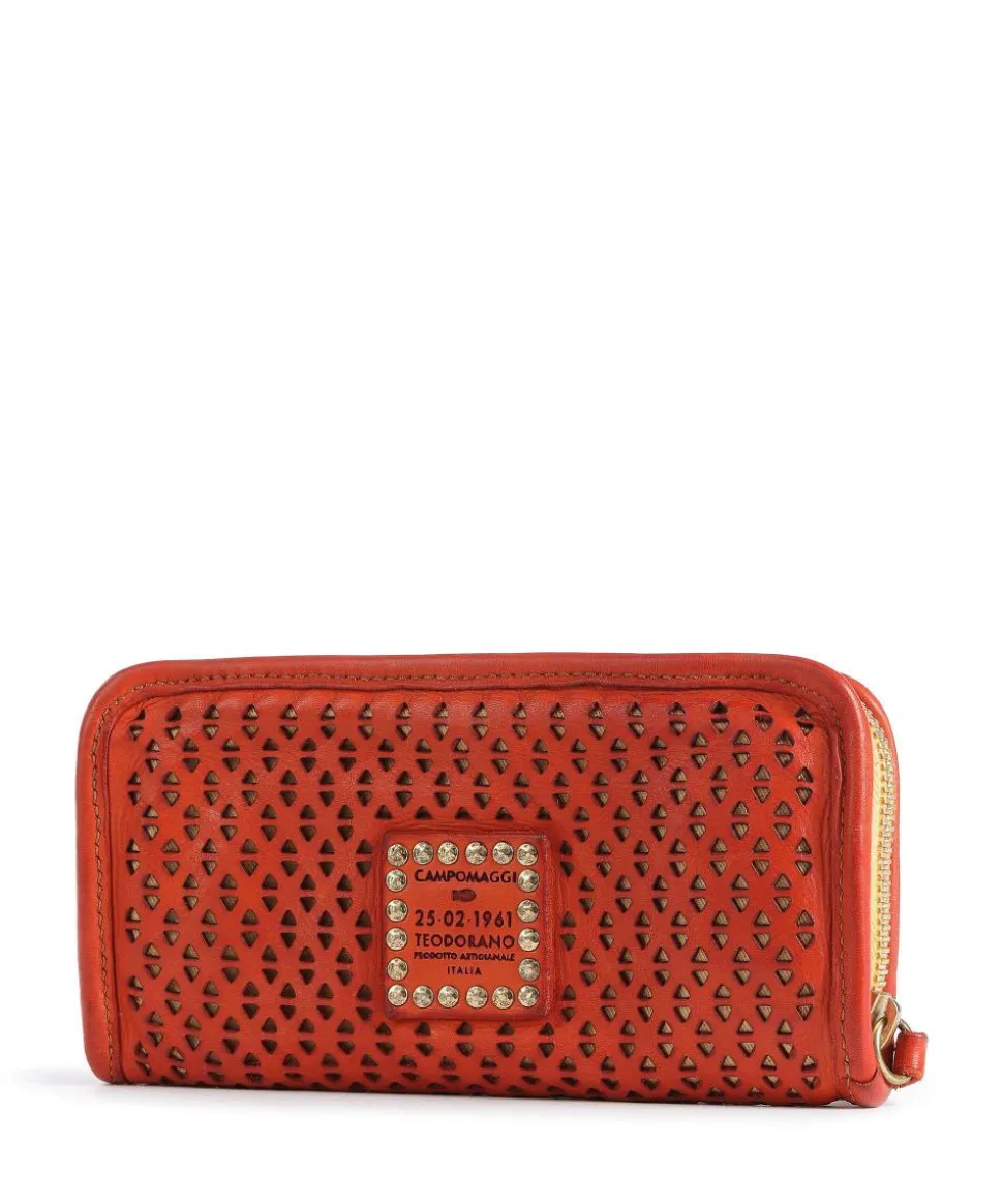 Geldbörse Rindsleder orange