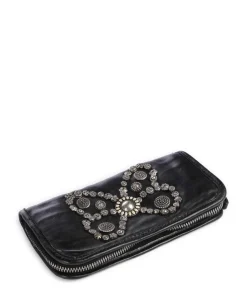 Geldbörse Rindsleder schwarz