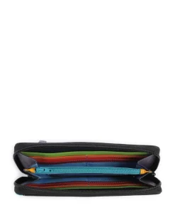 Geldbörse Rindsleder schwarz