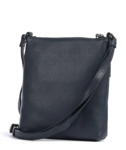 Genie Umhängetasche genarbtes Rindsleder navy