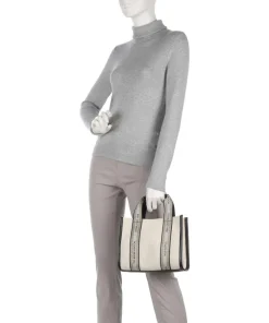 Georjea Handtasche Canvas elfenbein