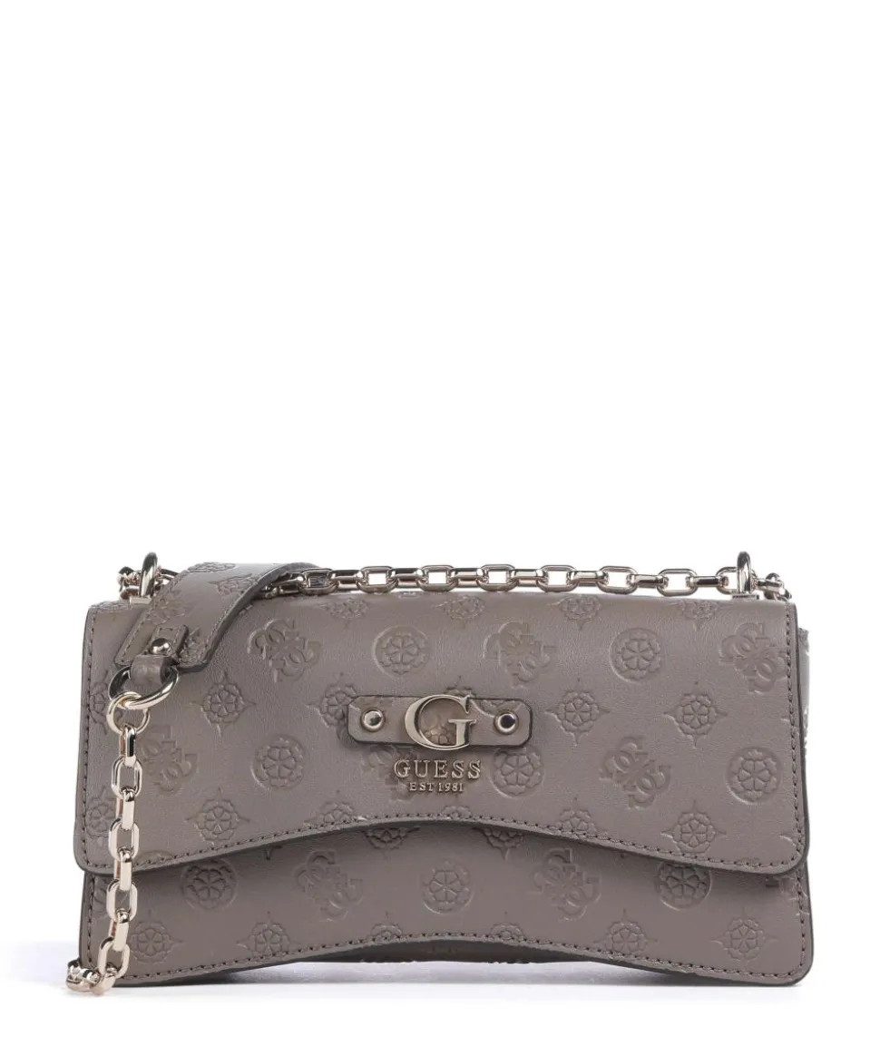 Gerty Peony Schultertasche Lederimitat taupe