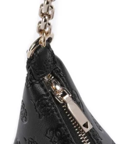 Gerty Peony Schultertasche Lederimitat schwarz