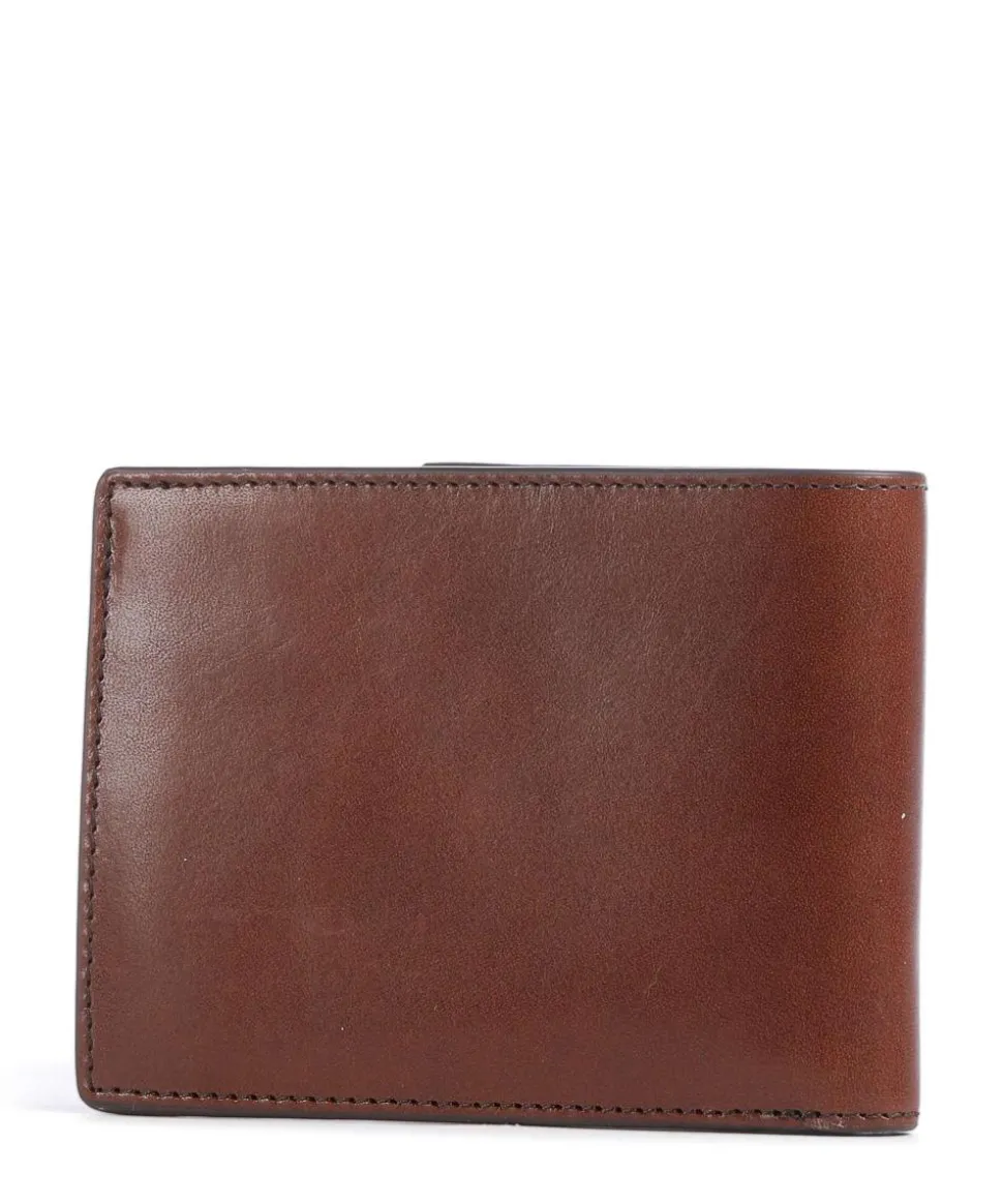 Giacomo Geldbörse fein genarbtes Rindsleder braun