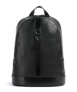 Giacomo Laptop-Rucksack 13″ fein genarbtes Rindsleder schwarz