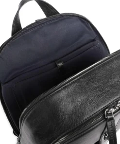 Giacomo Laptop-Rucksack 13″ fein genarbtes Rindsleder schwarz