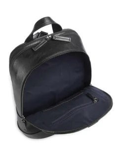 Giacomo Laptop-Rucksack 13″ fein genarbtes Rindsleder schwarz