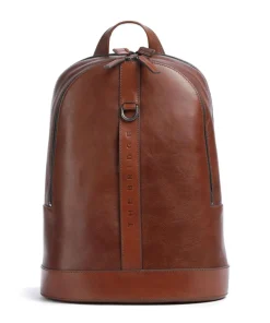 Giacomo Laptop-Rucksack 13″ fein genarbtes Rindsleder braun