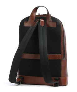 Giacomo Laptop-Rucksack 13″ fein genarbtes Rindsleder braun