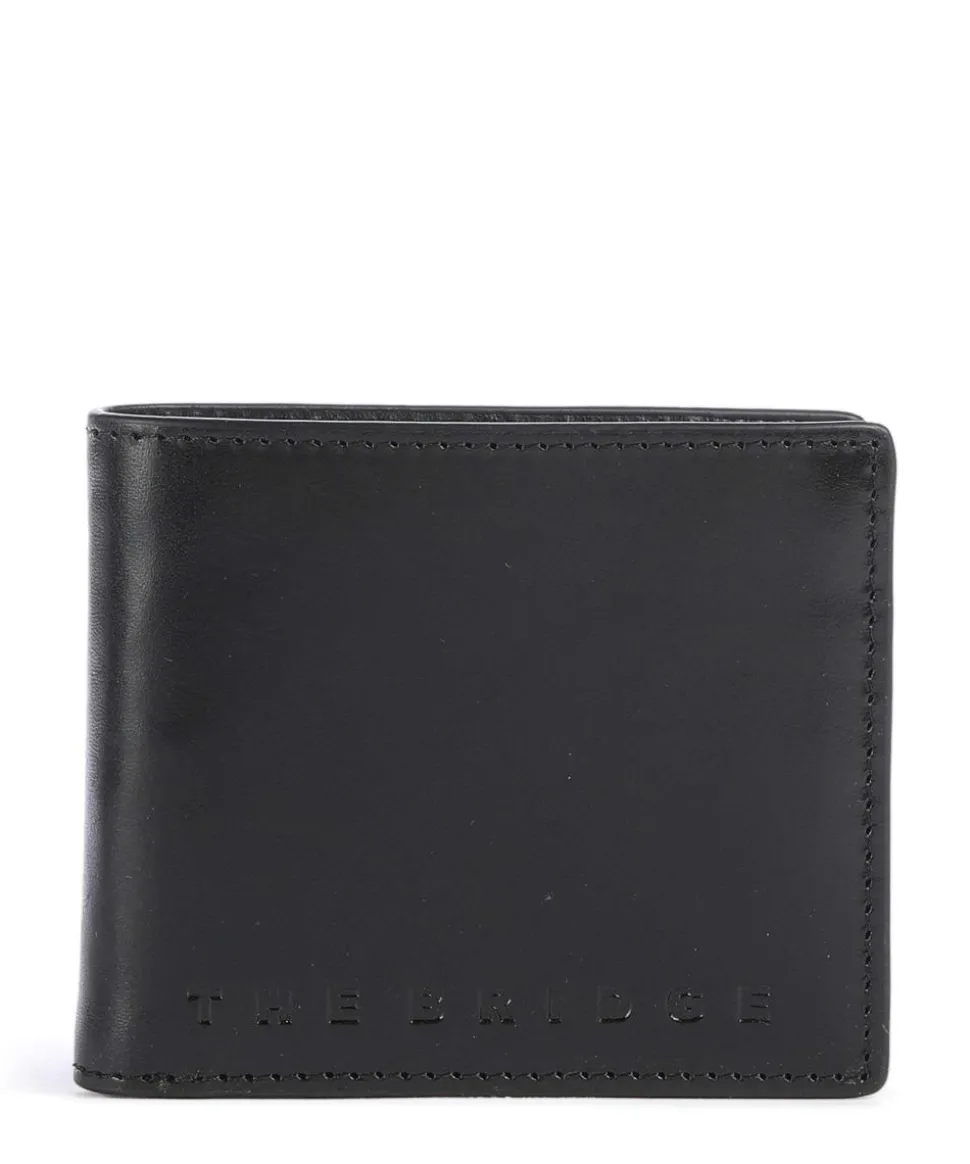 Giacomo RFID Geldbörse fein genarbtes Rindsleder schwarz