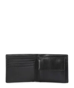 Giacomo RFID Geldbörse fein genarbtes Rindsleder schwarz