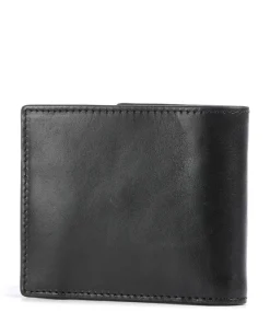 Giacomo RFID Geldbörse fein genarbtes Rindsleder schwarz