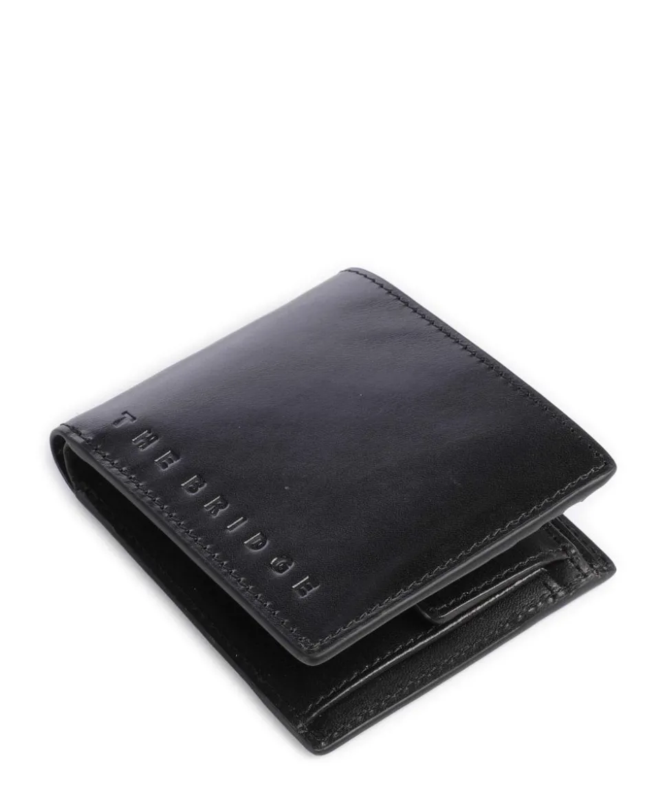 Giacomo RFID Geldbörse fein genarbtes Rindsleder schwarz