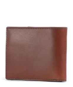 Giacomo RFID Geldbörse fein genarbtes Rindsleder braun