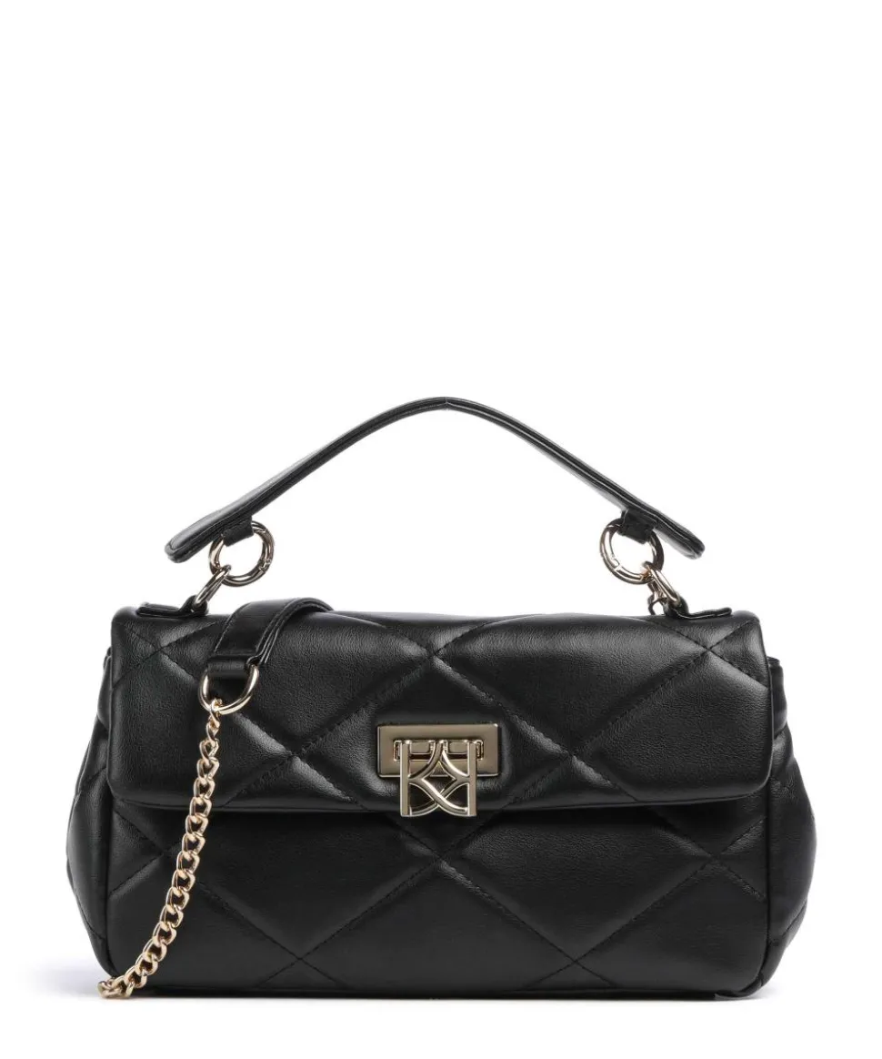 Giada Handtasche fein genarbtes Leder schwarz