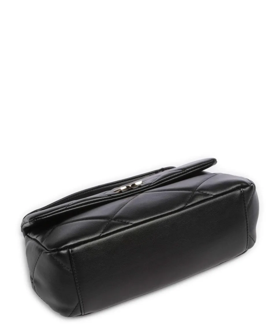 Giada Handtasche fein genarbtes Leder schwarz