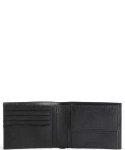 Giftset Geldbörse genarbtes Rindsleder schwarz