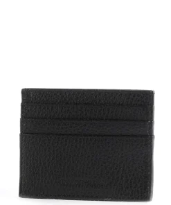 Giftset Geldbörse genarbtes Rindsleder schwarz