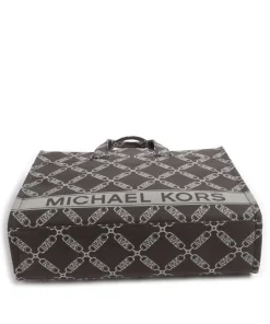 Gigi Handtasche Baumwolle dunkelbraun