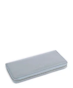 Gigi Sheep Natural L RFID Geldbörse Schafsleder blaugrau