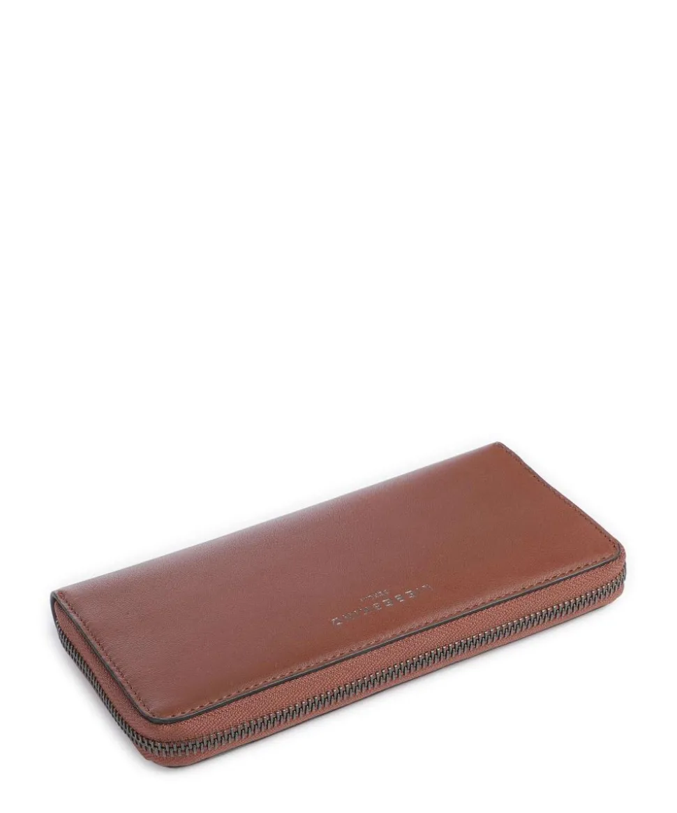 Gigi Sheep Natural L RFID Geldbörse Schafsleder braun