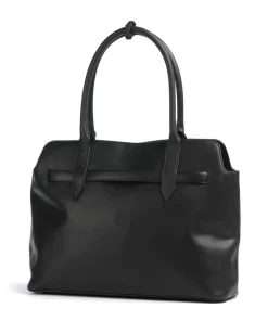 Gina L Shopper fein genarbtes Rindsleder schwarz