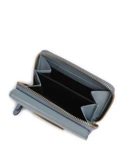 Ginevra Geldbörse Rindsleder blaugrau