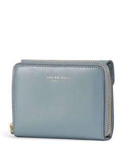 Ginevra Geldbörse Rindsleder blaugrau