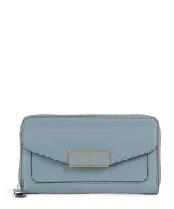 Ginevra RFID Geldbörse Rindsleder hellblau