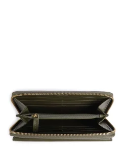 Ginevra RFID Geldbörse Rindsleder olivgrün