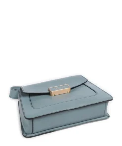 Ginevra Schultertasche fein genarbtes Rindsleder hellblau