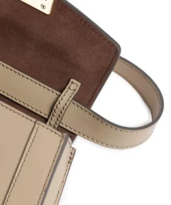 Ginevra Umhängetasche Rindsleder beige