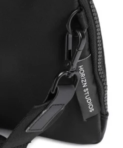 Gion Umhängetasche recyceltes Nylon schwarz